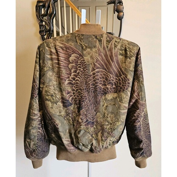 RRL Double RL Eagle Olive Reversible Flight Jacket Ralph Lauren $990 Mens M